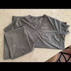 XL Grey Jaanuu Scrub Set